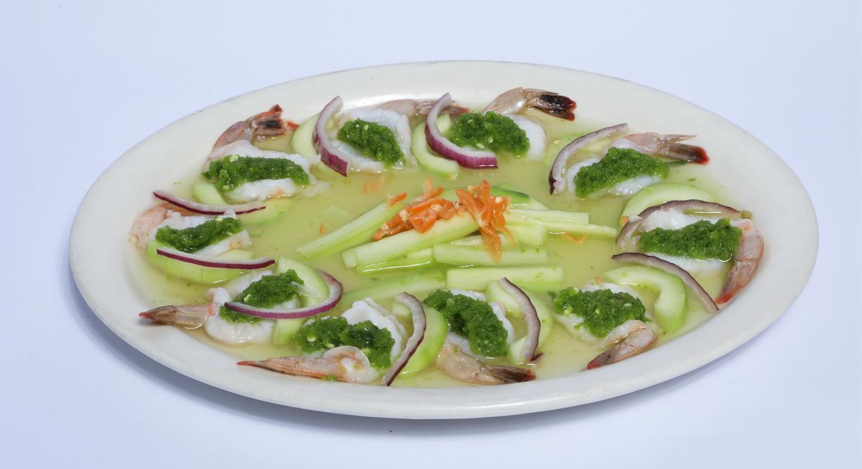 Order Camarones Aguachile food online from Muelle 37 Mariscos store, Brownsville on bringmethat.com