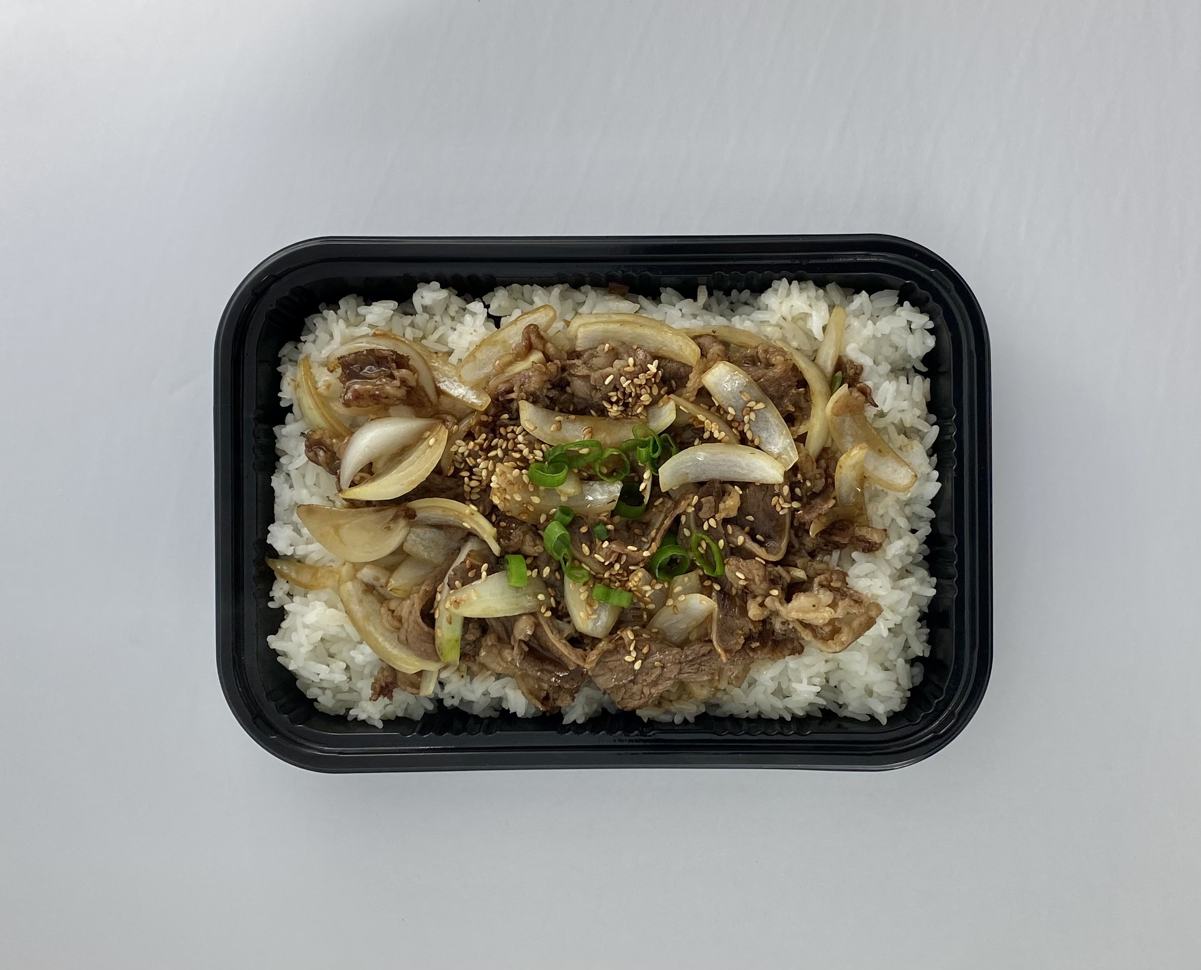 Order D10. Gyu Don (Beef Onion) food online from Sushi Time store, Boston on bringmethat.com