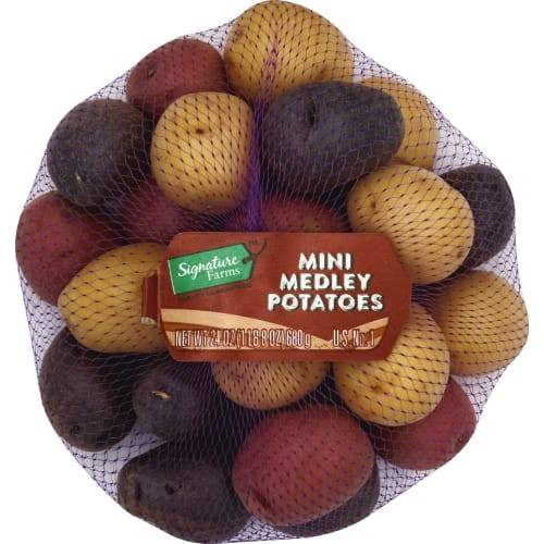 Order Signature Farms · Mini Medley Potatoes (24 oz) food online from Safeway store, Pacifica on bringmethat.com