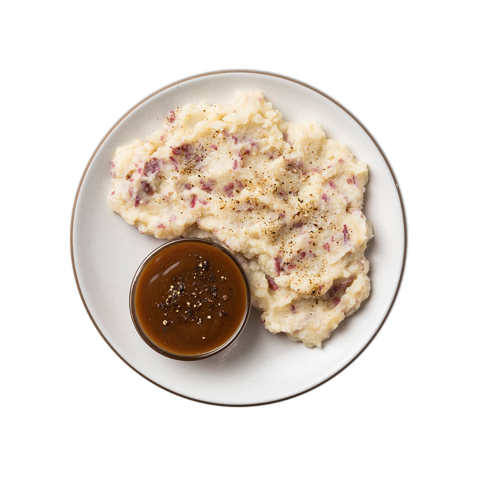 Order Mashed Potatoes & Gravy food online from Snap Kitchen store, Dallas on bringmethat.com