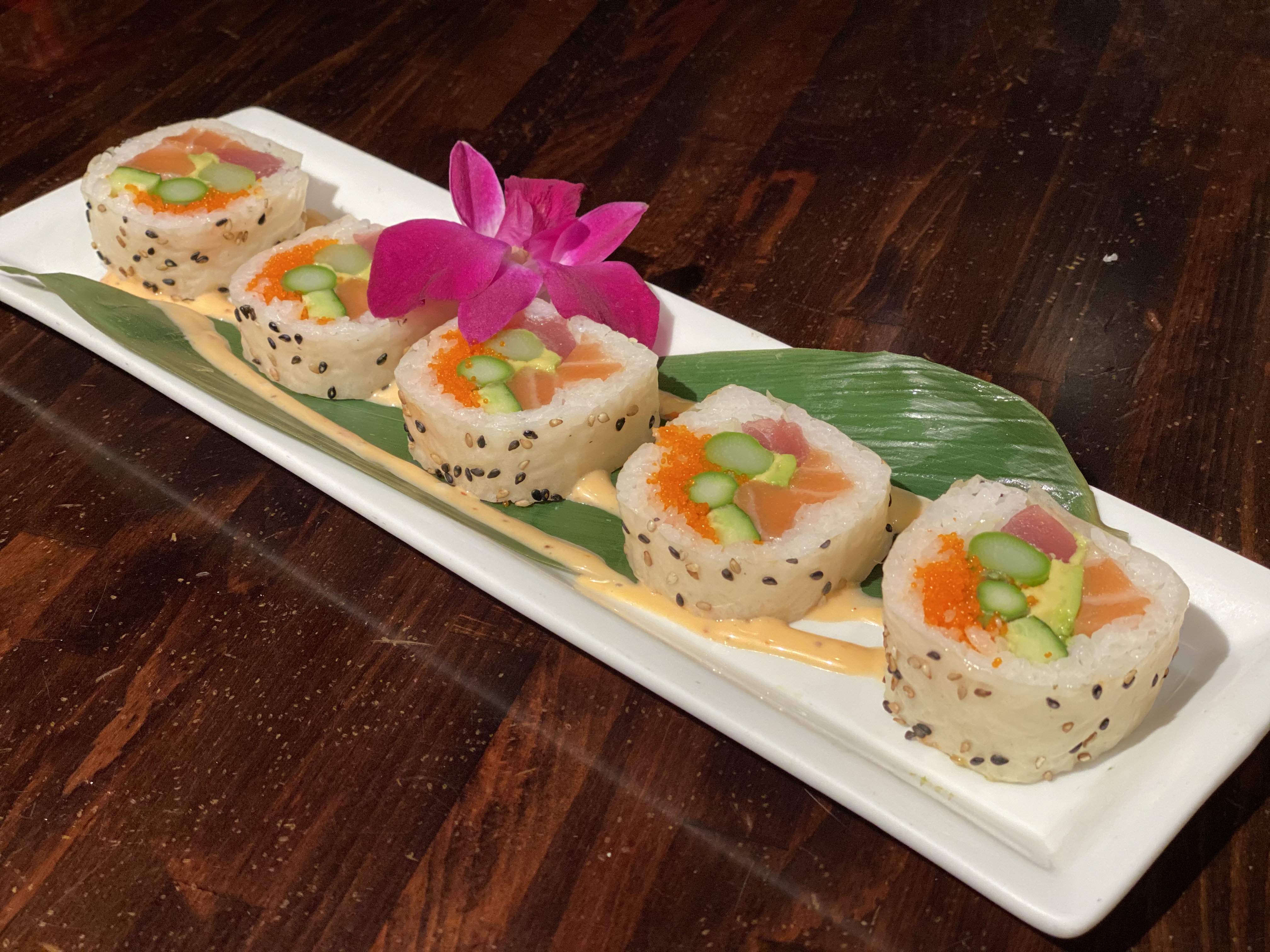Order K-1 Roll food online from Kanpai Japanese Sushi Bar and Grill store, Los Angeles on bringmethat.com