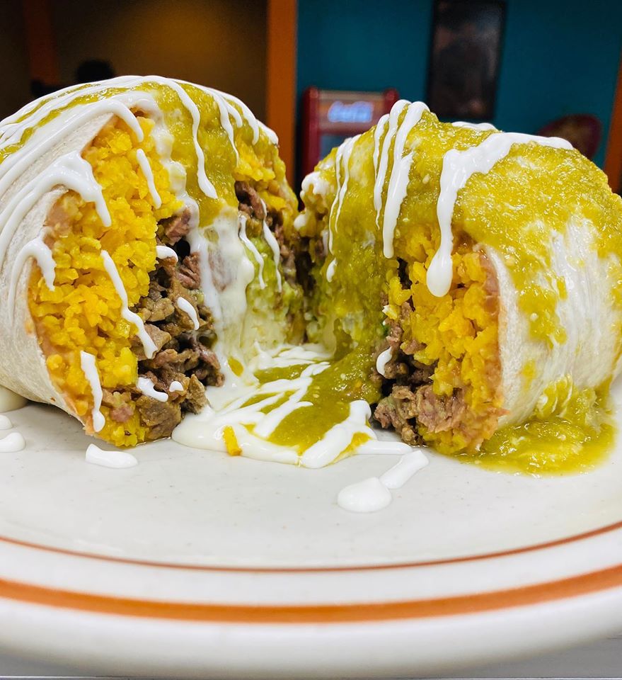 Order Wet Burrito food online from Pepe Taqueria store, Worcester on bringmethat.com