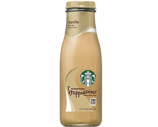 Order Starbucks Frappuccino Vanilla  food online from Fialkoff Kosher Pizza store, Lawrence on bringmethat.com