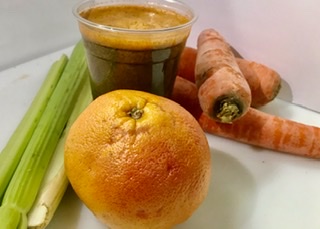 Order #35 Carrot, Grapefruit, Celery  food online from El Papayon store, Ontario on bringmethat.com