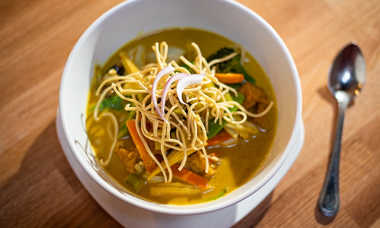 Order Khao Soi (Curry Bowl) (Spicy) food online from Pattaya store, Philadelphia on bringmethat.com
