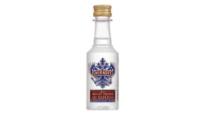 Order Smirnoff Spiced Root Beer 100 Proof Vodka food online from Waldi Discount Liquor store, Ansonia on bringmethat.com
