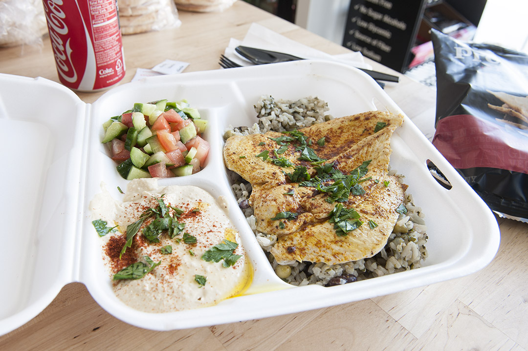 Order Grilled Chicken Breast Signature Lunch Special food online from Rabbi's Daughter store, Los Angeles on bringmethat.com