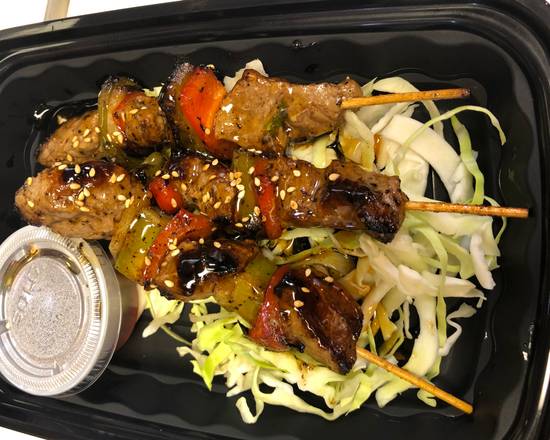 Order Beef Skewers (3 pcs) food online from Fuji Grill store, Brentwood on bringmethat.com