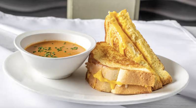 Order Grilled Cheese and Tomato Soup food online from Eat Americana store, San Francisco on bringmethat.com