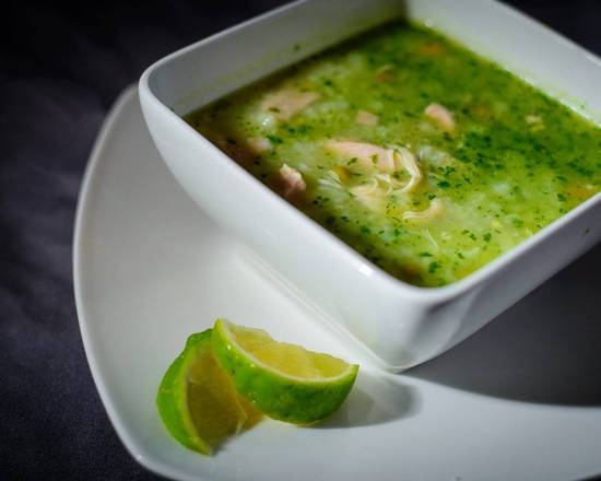 Order Aguadito Soup food online from Inka Wasi store, Rolling Hills Estates on bringmethat.com