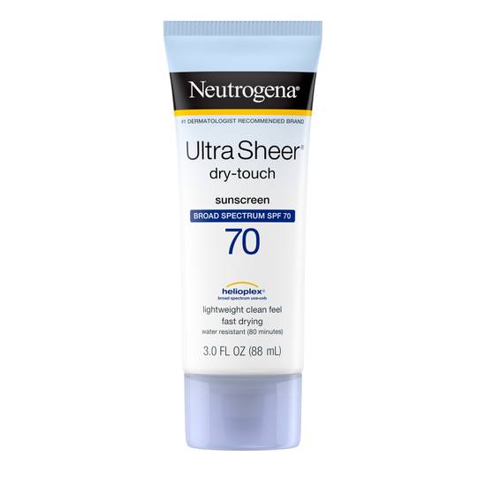 Order Neutrogena Ultra Sheer Dry-Touch SPF 70 Sunscreen Lotion, 3 OZ food online from CVS store, SPRING VALLEY on bringmethat.com