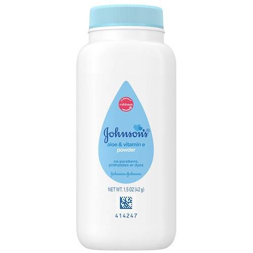 Order Johnson's Baby Baby Powder with Pure Cornstarch, Soothing Aloe & Vitamin E - 1.5 oz food online from Walgreens store, Grandview Heights on bringmethat.com