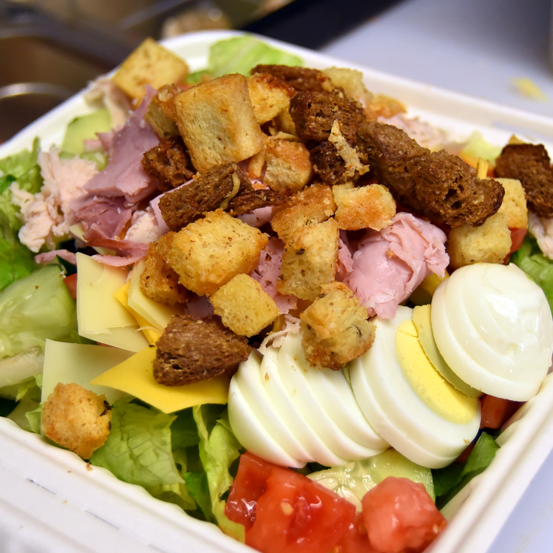 Order Chef’s Salad Combo food online from Hazelwoods On The Bay store, San Diego on bringmethat.com