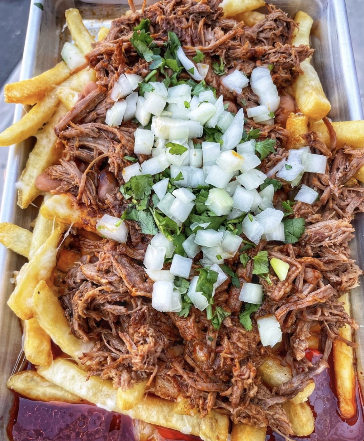 Order Birria Fries food online from The Taco Spot store, Chandler on bringmethat.com