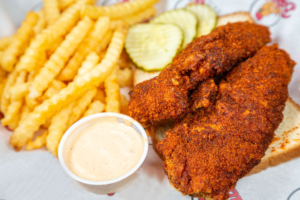 Order Baba's Tenders Combo food online from Baba Hot Chicken store, Riverside on bringmethat.com