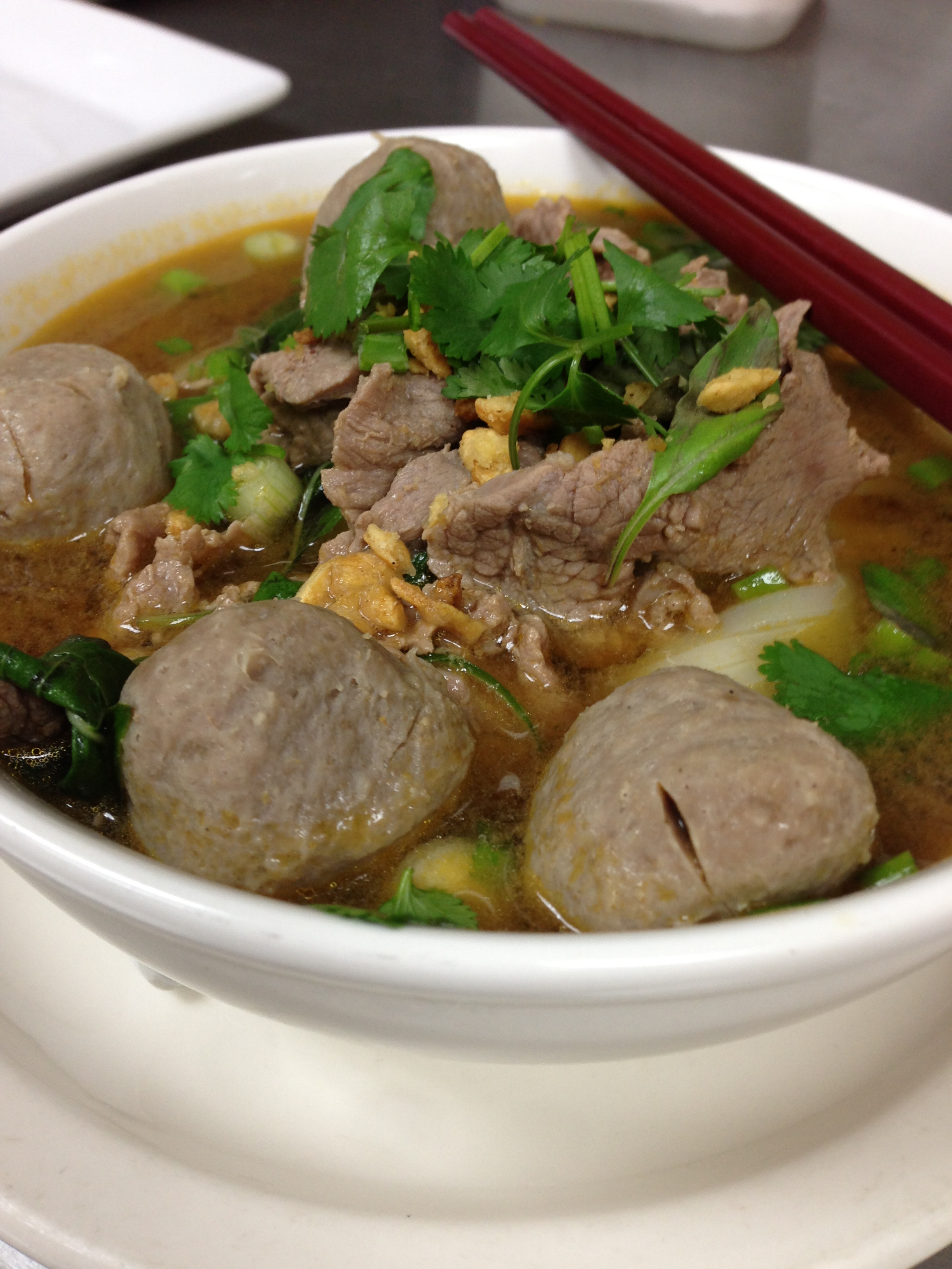 Order N10. Thai Boat Noodle Soup food online from S!!! Thai Food store, Temecula on bringmethat.com