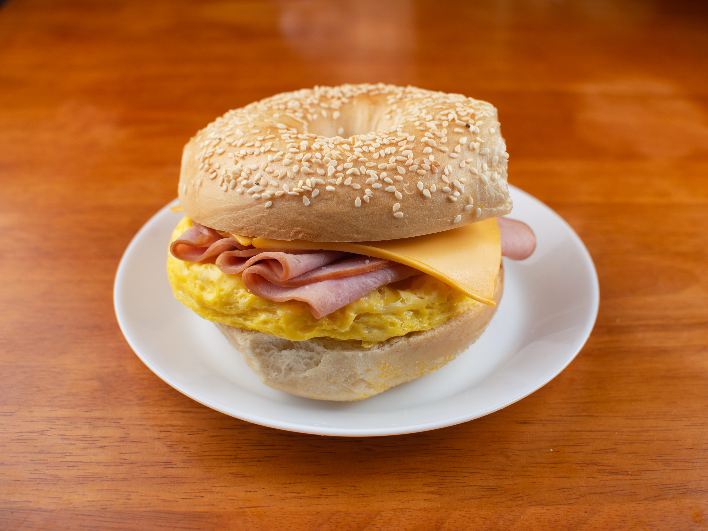 Order Breakfast Sandwich food online from Bobby Bagel Cafe store, Herndon on bringmethat.com