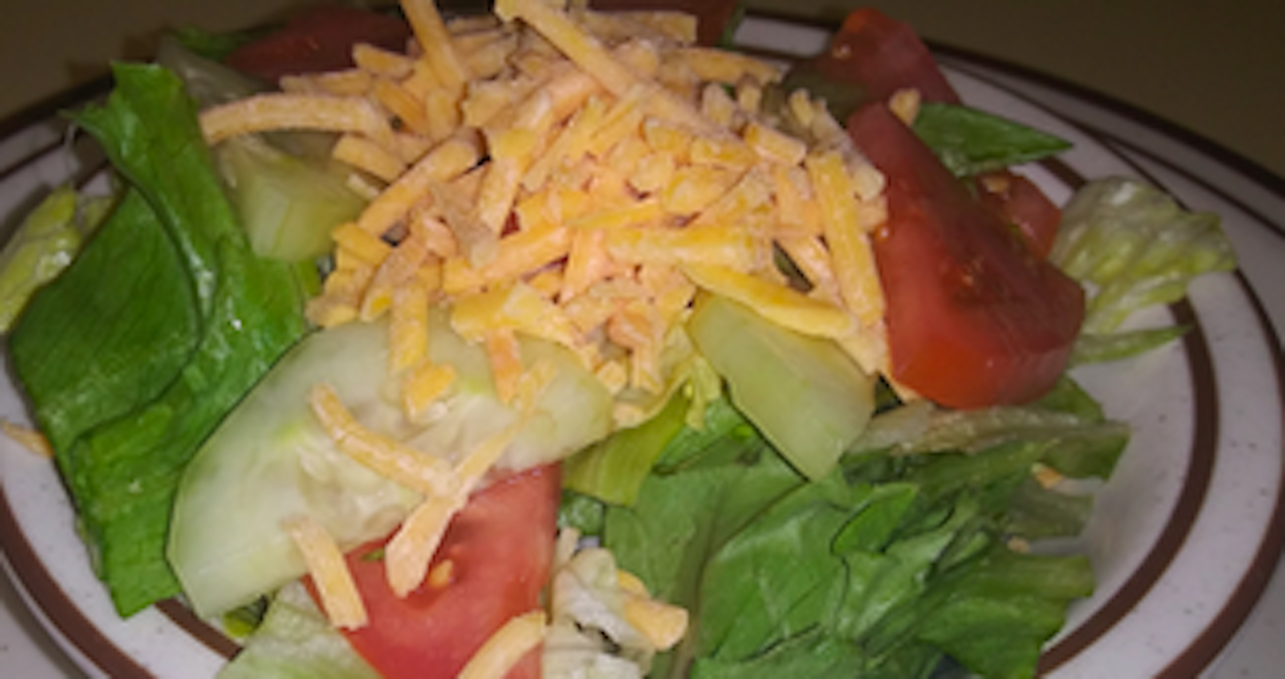 Order Tossed Salad food online from Amber Restaurant store, Knoxville on bringmethat.com