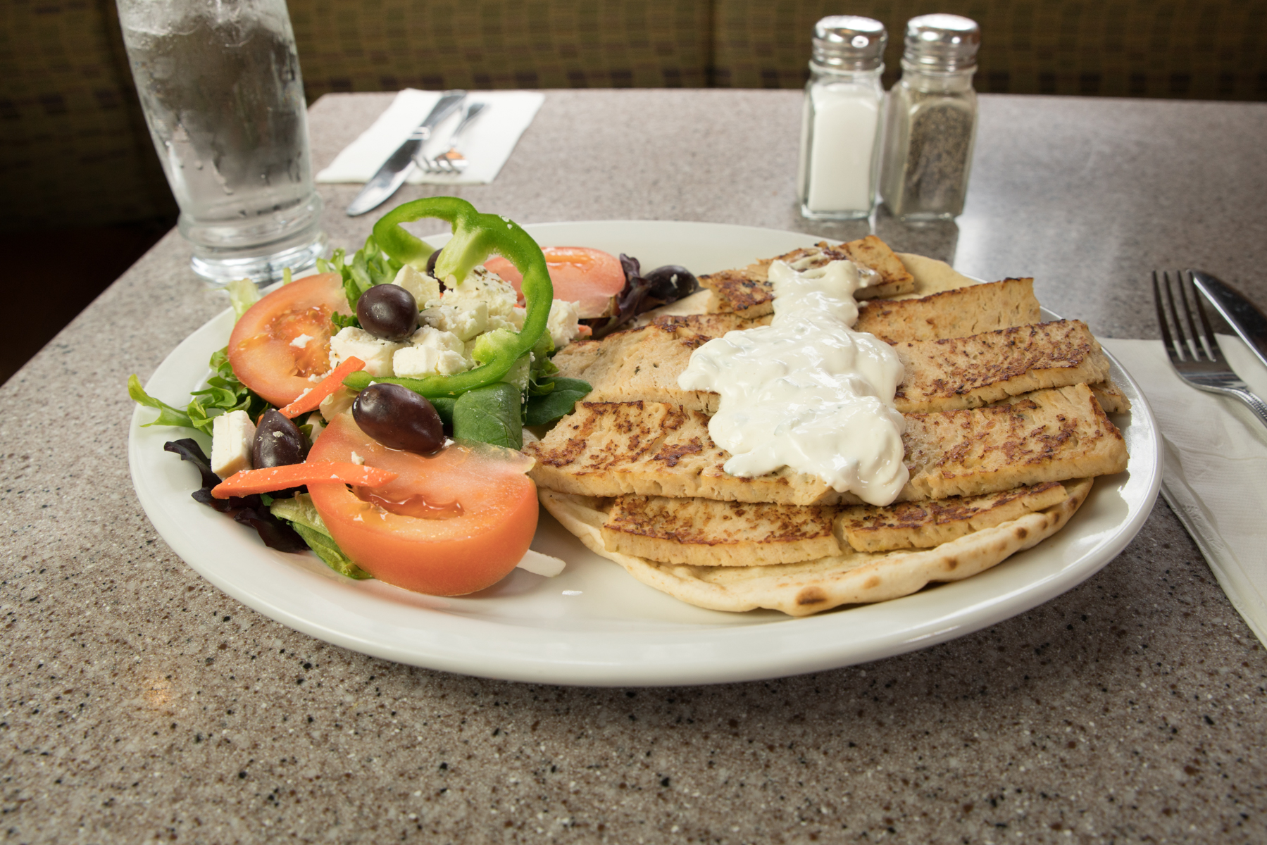 Order Chicken Souvlaki on Pita food online from Gee whiz diner store, New York on bringmethat.com