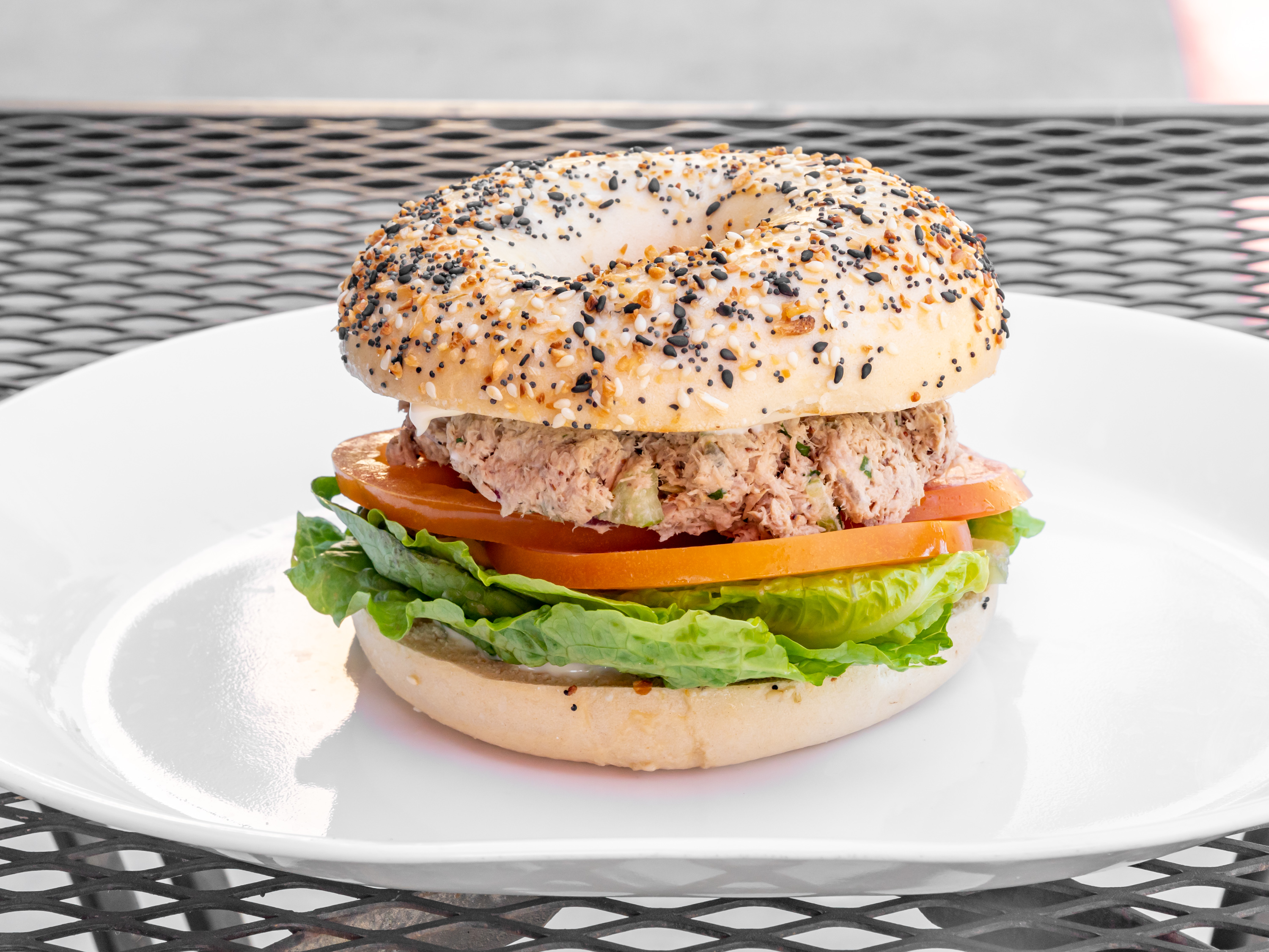 Order Tuna Salad Sandwich food online from Bageloo store, Diamond Bar on bringmethat.com