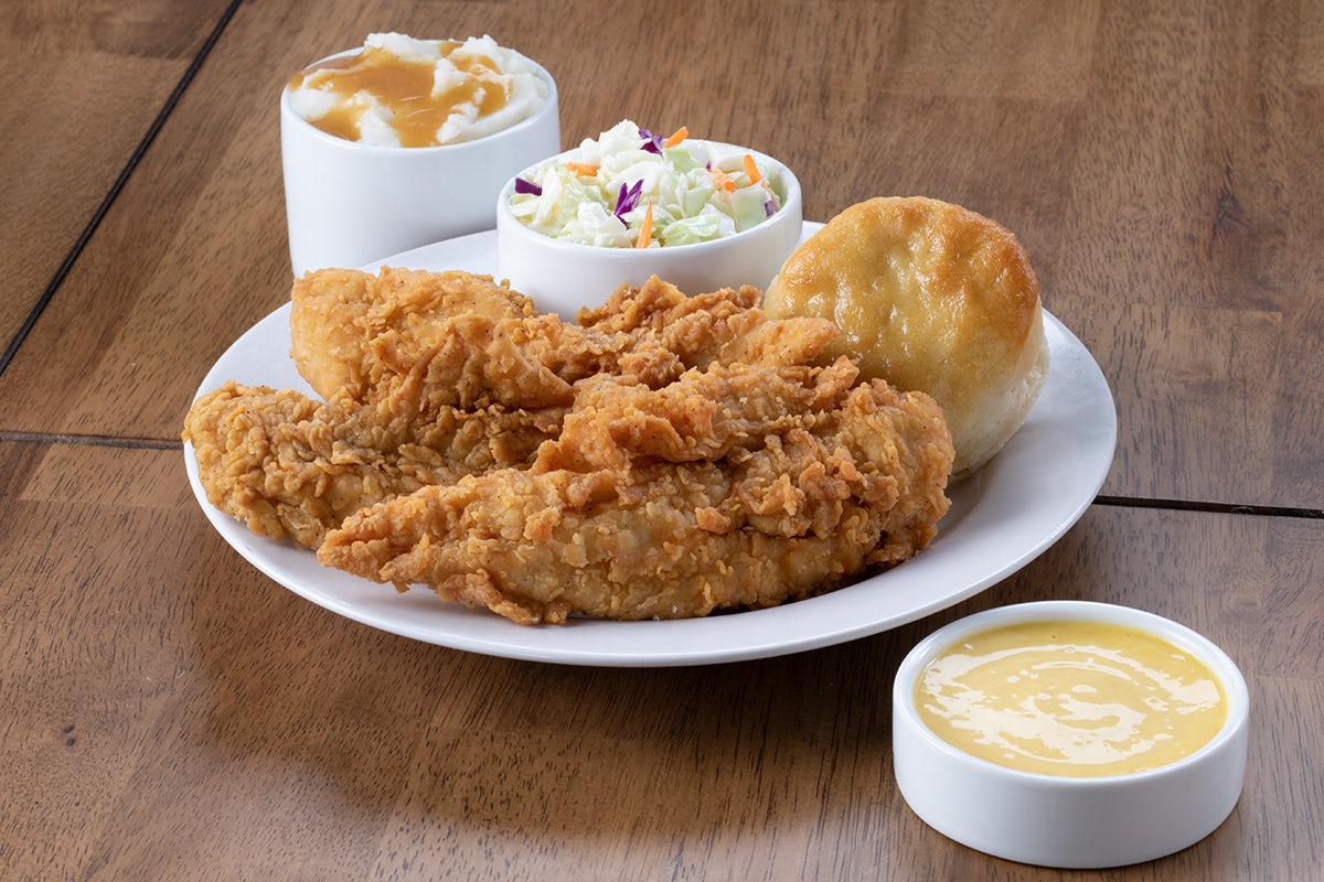 Order 3 Piece Breast Strip Meal food online from Lee Famous Recipe Chicken store, Dayton on bringmethat.com