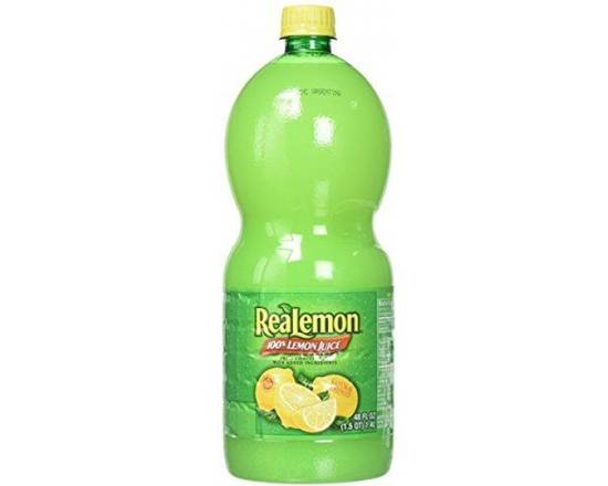 Order Real Lemon Lemon Juice (48 oz) food online from Ctown Supermarkets store, Uniondale on bringmethat.com