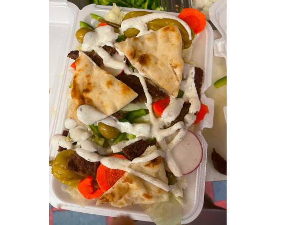 Order Chopped pita bread and lamb gyro food online from Kennedy Fried Chicken store, Monticello on bringmethat.com
