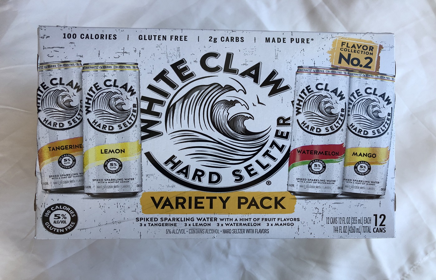 Order White Claw Hard Seltzer Variety #2 12 Pack 12 oz. Cans food online from Sb Liquor & Crafts store, Santa Barbara on bringmethat.com