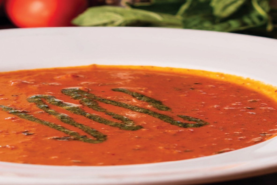 Order GF Tomato Basil - Bowl food online from Rocco's Pizzeria store, Kingwood on bringmethat.com