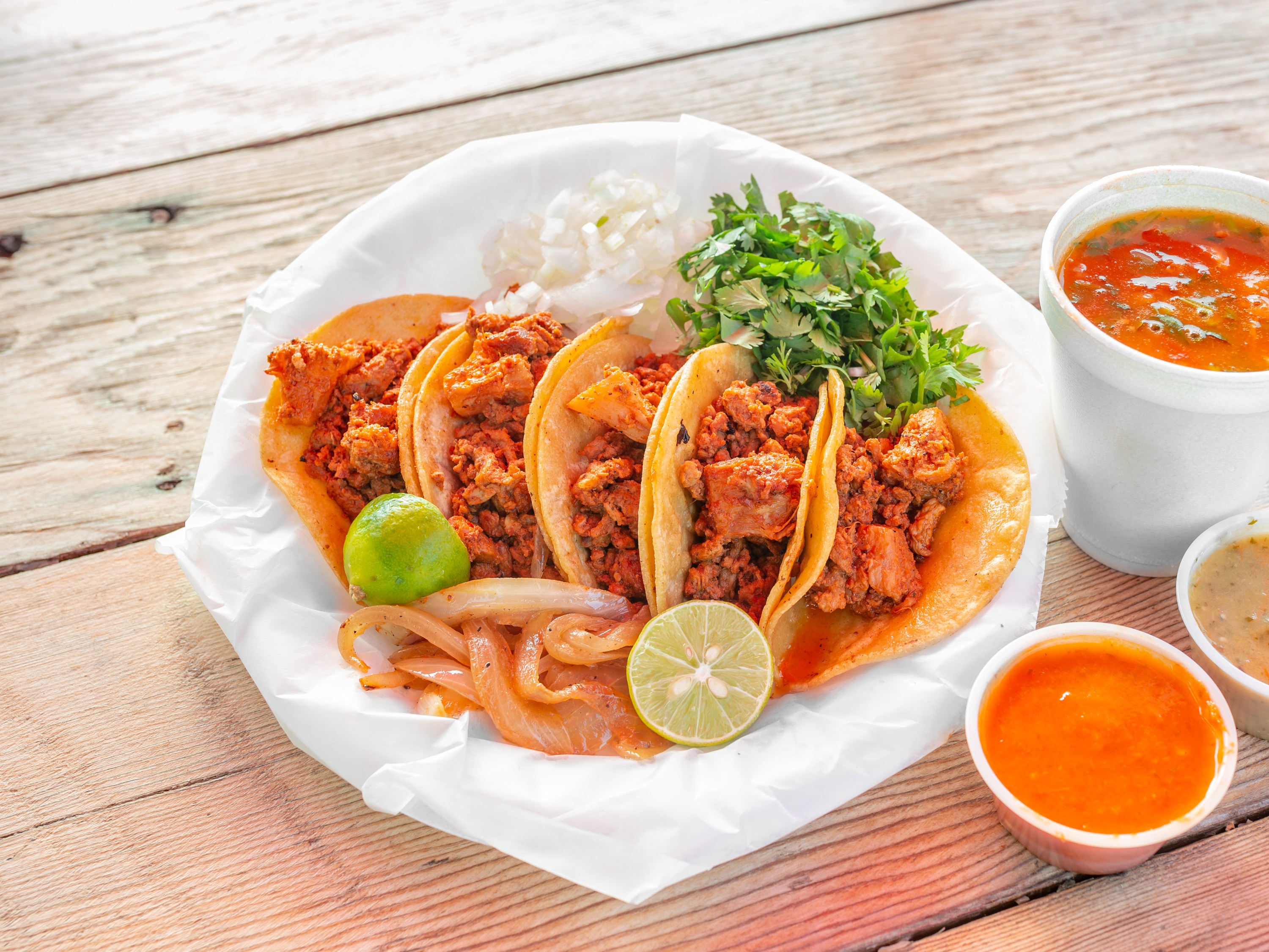 Order Tacos Al Pastor food online from Container Taco Factory store, Mcallen on bringmethat.com