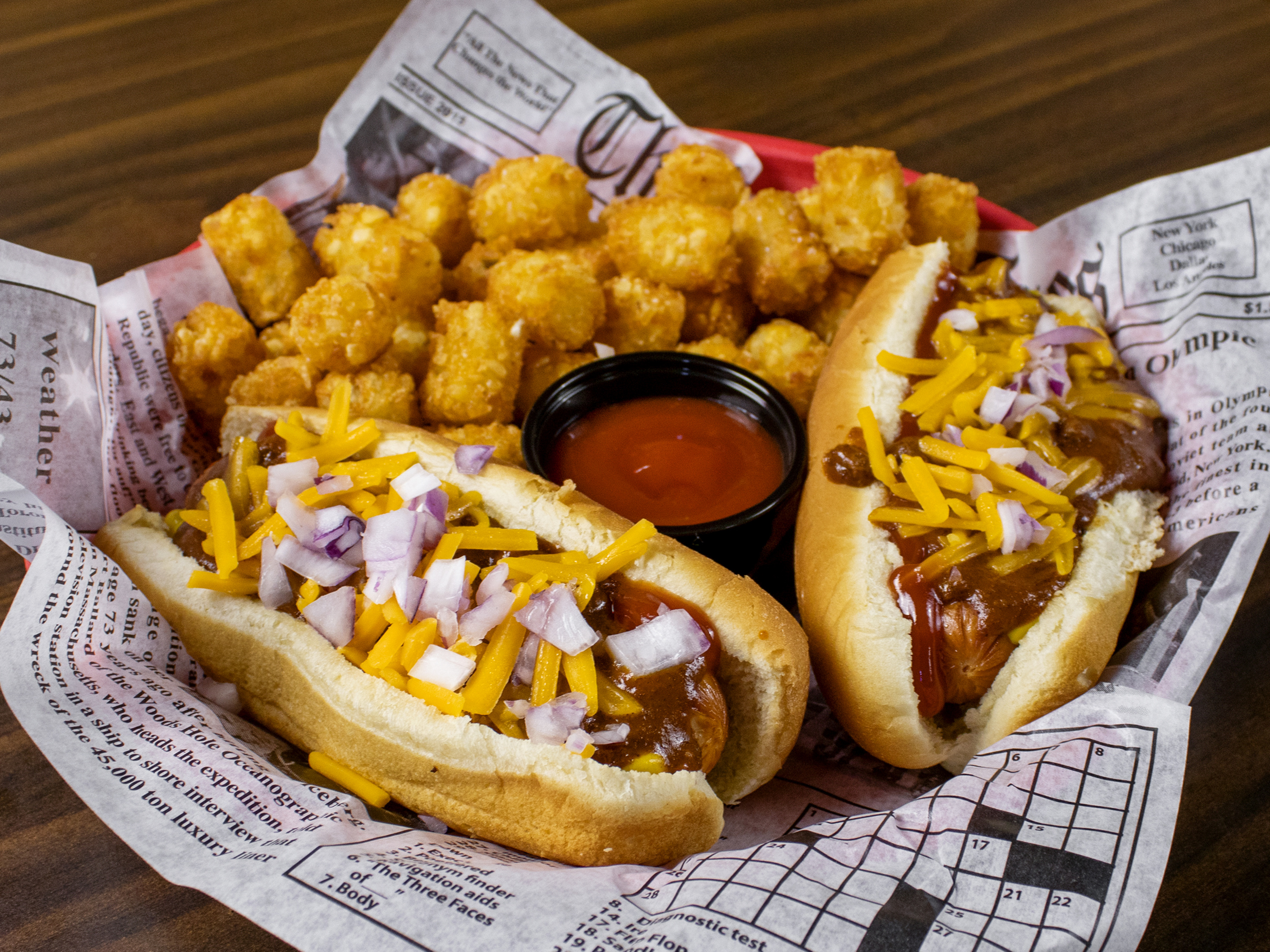 Order Chili Cheese Hot Dogs food online from Dawg House Bar & Grill store, Macon on bringmethat.com