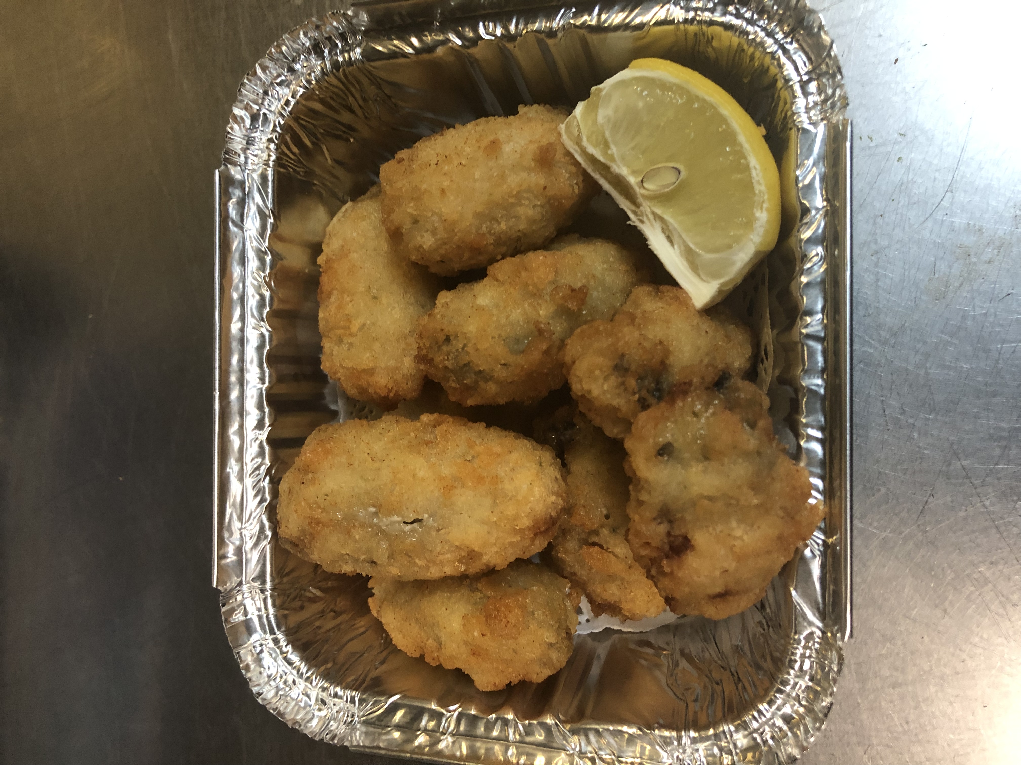 Order 34a. Fried Oysters food online from Yummy sushi store, New York on bringmethat.com