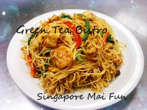 Order T20. Singapore Mai Fun 星洲炒米 food online from Green Tea Bistro store, Mesa on bringmethat.com