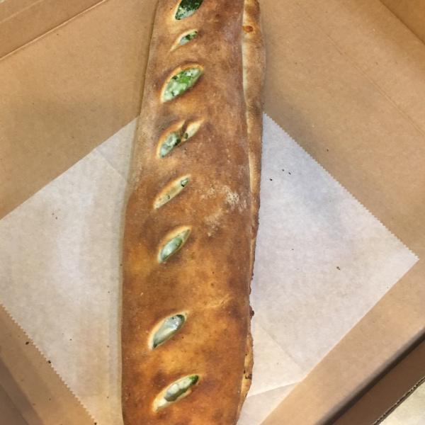 Order Broccoli and Cheese Stromboli food online from Santi Pizza store, Maple Shade on bringmethat.com