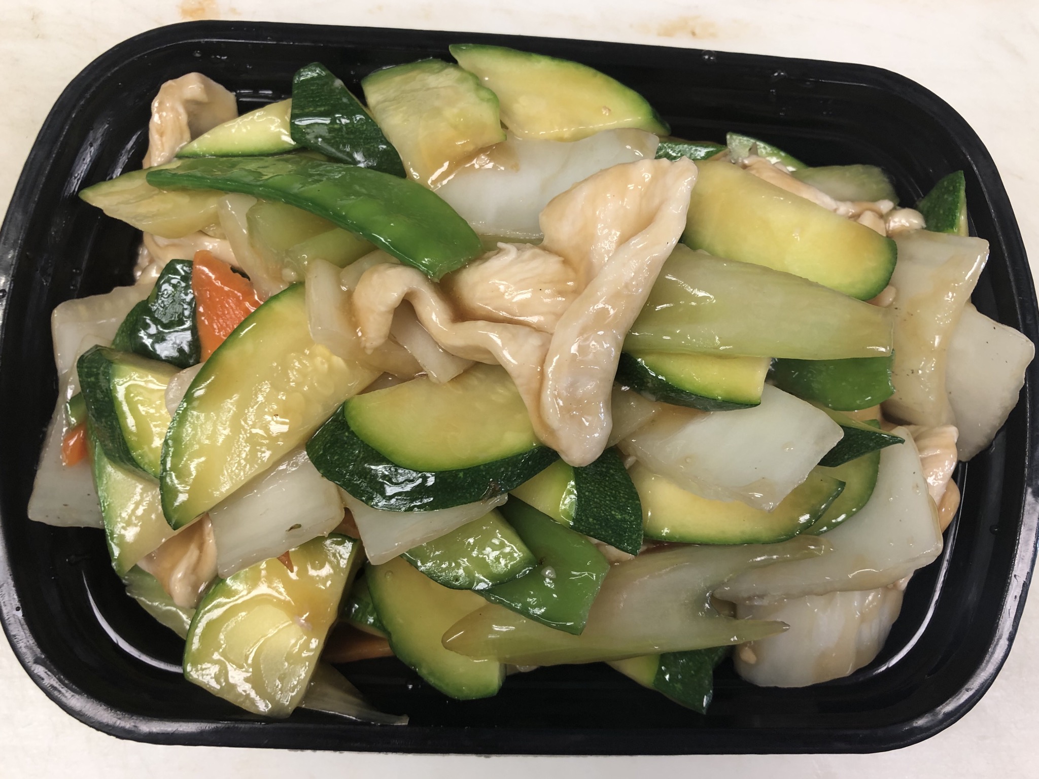 Order 67. Large Chicken with Zucchini意大利瓜鸡（大 food online from JJ China store, Morrisville on bringmethat.com