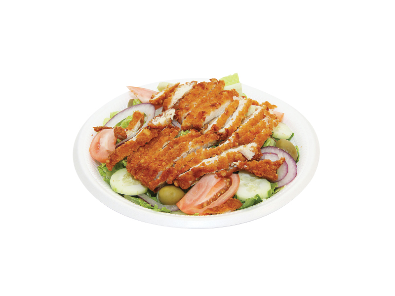 Order Crispy Chicken Salad food online from Pizza City store, New Brunswick on bringmethat.com
