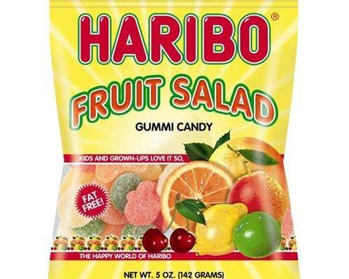 Order Haribo Fruit Salad Gummi Candy 5oz food online from Pacific Liquor Market store, Bell Gardens on bringmethat.com