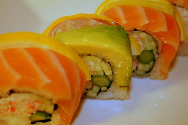 Order Alpha Roll food online from Yomama Sushi store, Camarillo on bringmethat.com