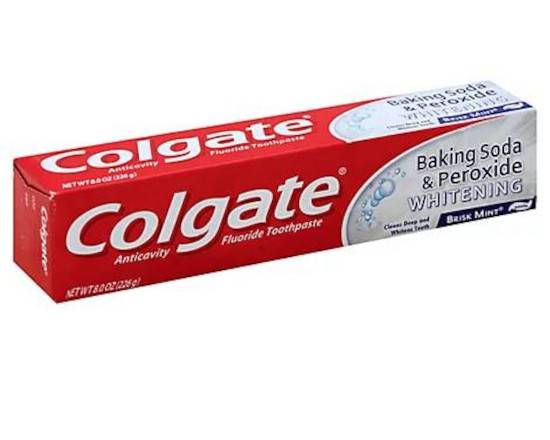 Order Colgate Baking Soda and Peroxide Whitening Toothpaste - 8 Oz  food online from Starway Liquor store, Bell Gardens on bringmethat.com