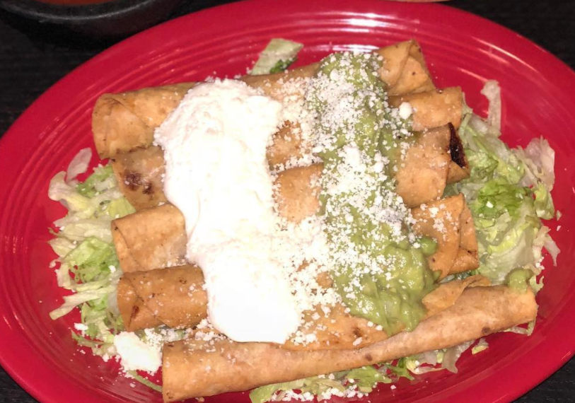 Order Fried Taquitos food online from Celias Mexican Restaurant store, Daly City on bringmethat.com