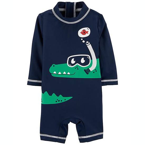 Order carter's® Size 6M Alligator Rashguard in Navy food online from Bed Bath & Beyond store, Lancaster on bringmethat.com