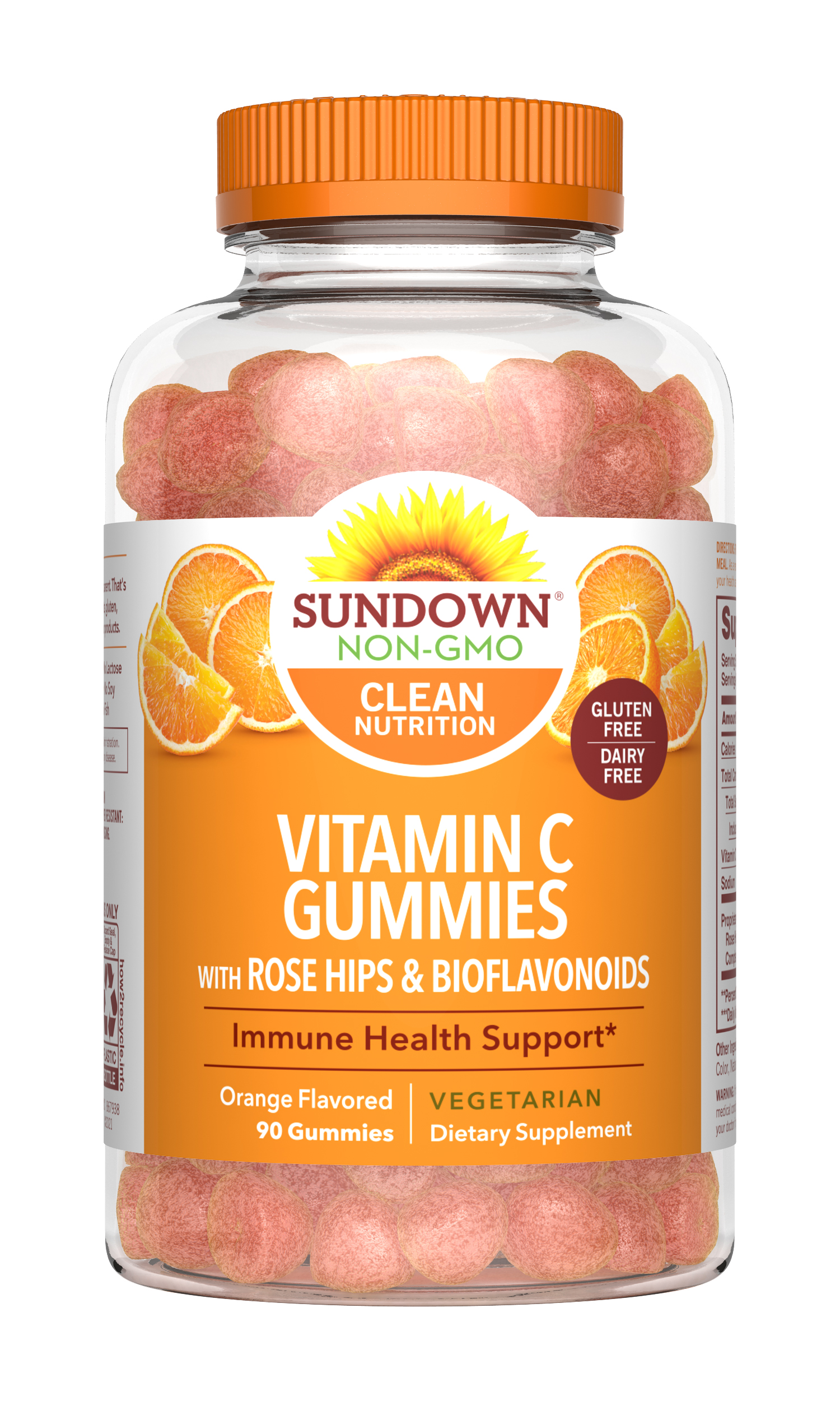 Order Sundown Naturals Vitamin C Gummies - Immune Health, Orange, 250mg, 90 ct food online from Rite Aid store, READING on bringmethat.com