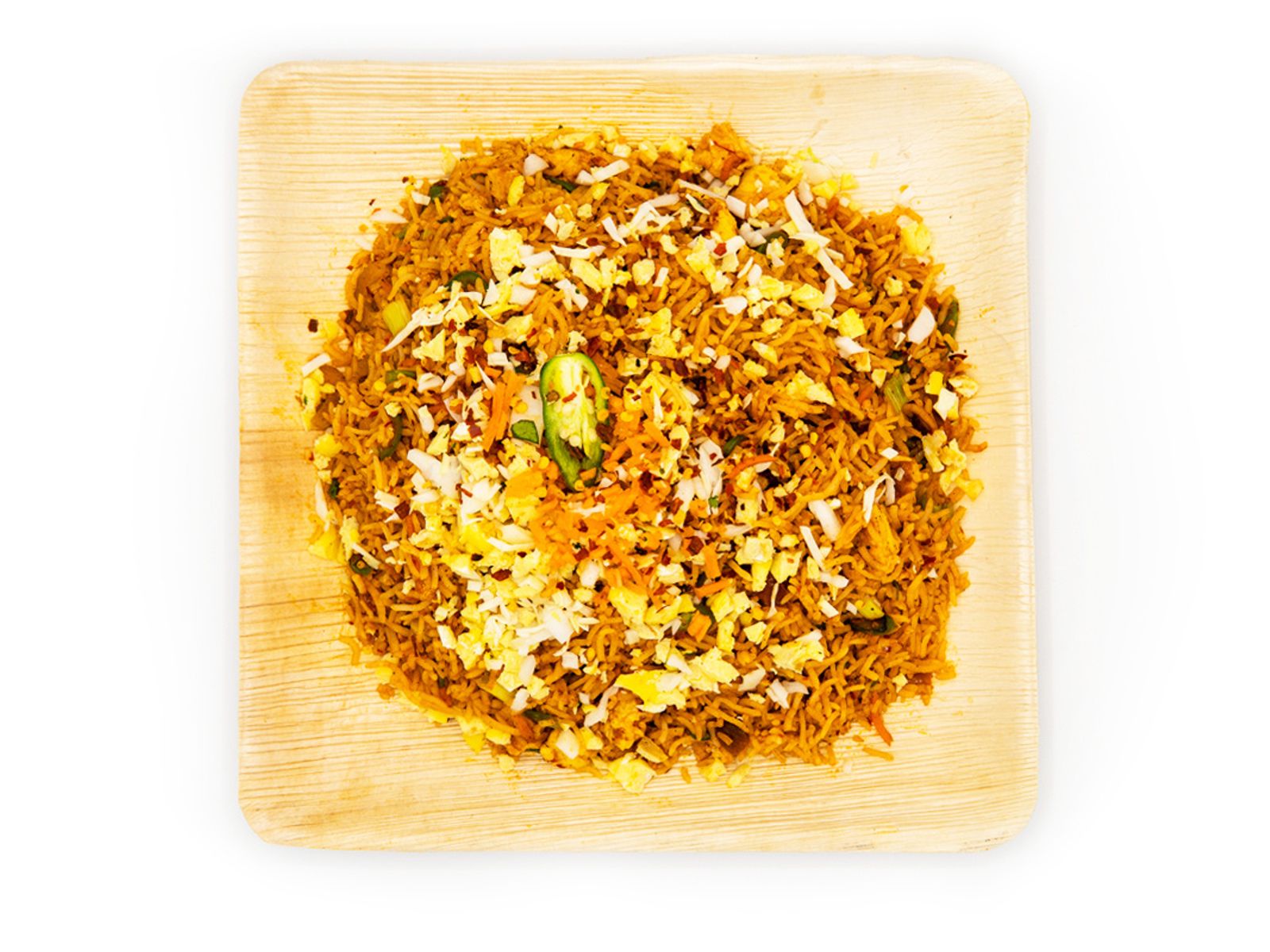 Order Egg Schezwan Fried Rice food online from Desi Bites store, Omaha on bringmethat.com
