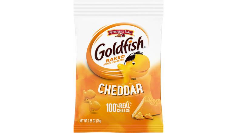 Order Goldfish Cheddar Crackers Snack Crackers food online from Energy Mart 4 store, Brevard on bringmethat.com