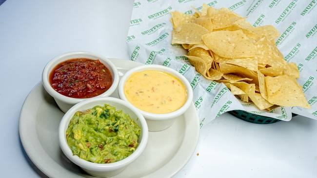 Order Tres Amigos food online from Snuffer's Restaurant & Bar store, Dallas on bringmethat.com