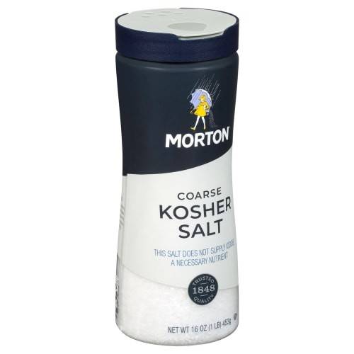 Order Morton · Coarse Kosher Salt (16 oz) food online from Safeway store, Menlo Park on bringmethat.com