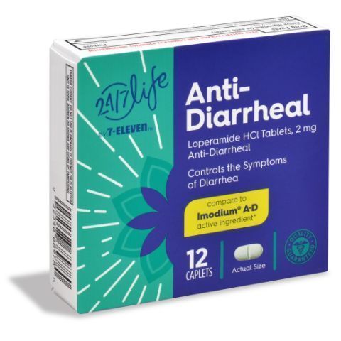 Order 7-Select Anti Diarrheal Lopermide 12 Count food online from 7-Eleven store, Woodbridge on bringmethat.com