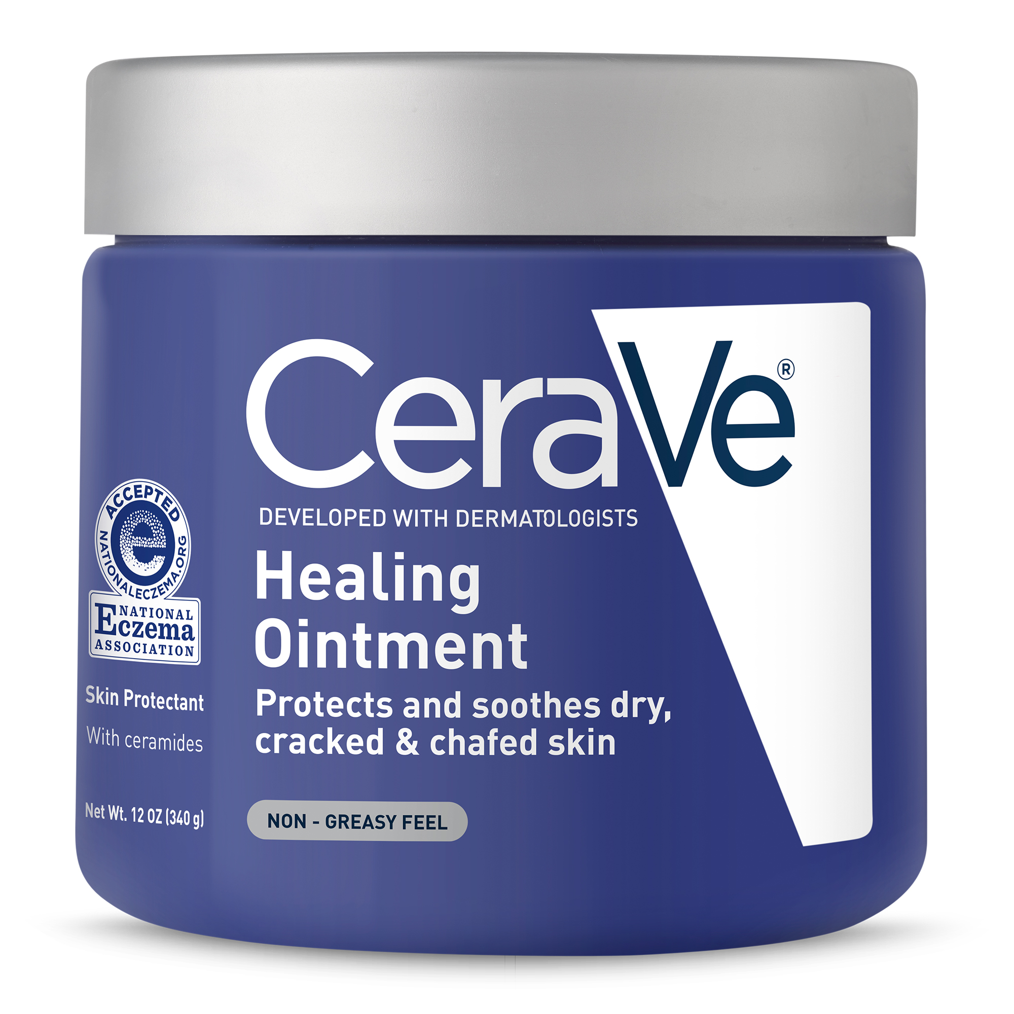 Order CeraVe Healing Ointment Skin Protectant, Non-Greasy - 12 oz food online from Rite Aid store, MILLER PLACE on bringmethat.com