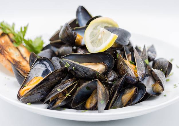 Order Mussel Au Vin Blanc food online from Mill Creek Tavern store, Bayville on bringmethat.com