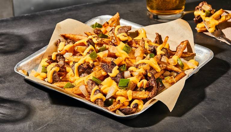 Order Philly Cheesesteak Fries food online from Get Loaded store, Camp Hill on bringmethat.com